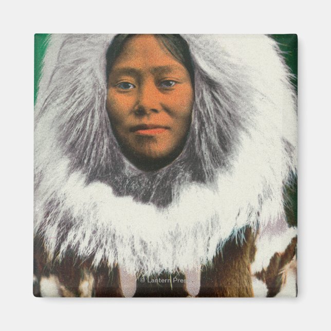 Íman Visão de uma beleza esquimó (Frente)