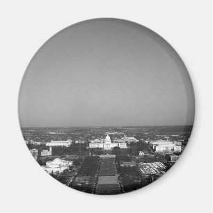 Íman Visão geral do Vintage EUA Washington Capitol