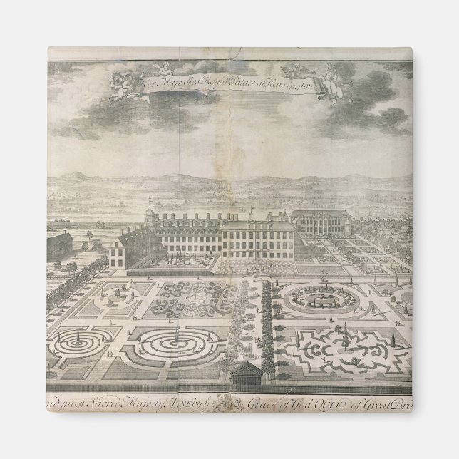 Íman Visão Geral dos Jardins Kensington (Frente)