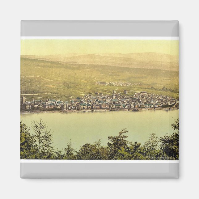 Íman Visão geral, Rudesheim, Reno, Alemanha (Frente)