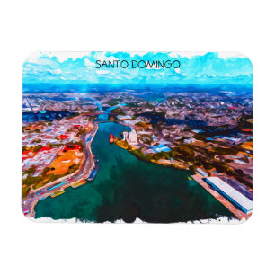 Íman Visão Panorama da República Dominicana de Santo Do