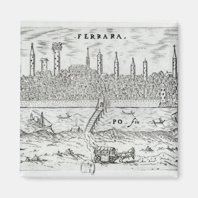 Íman Visão panorâmica de Ferrara (Frente)