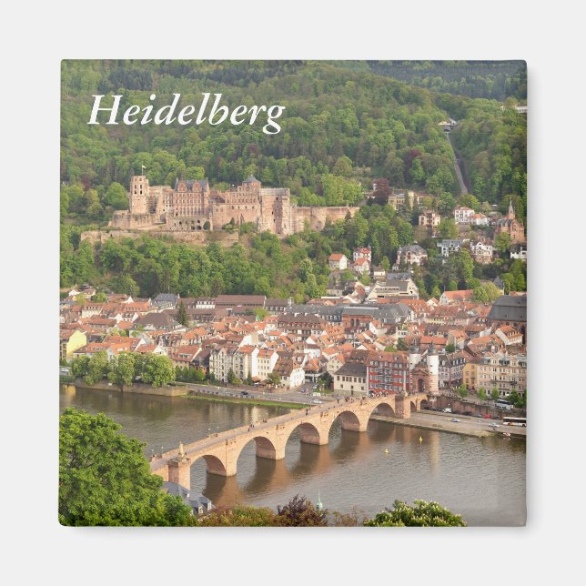 Íman Visão panorâmica de Heidelberg (Frente)