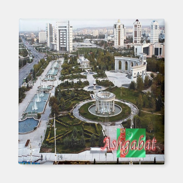 Íman Visão zTM006 de ASHGABAT, Turcomenistão Ásia, Frid (Frente)