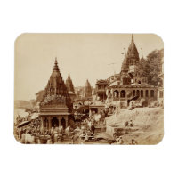 Vishnu Pud e Outros Templos, Benares (foto sepia)