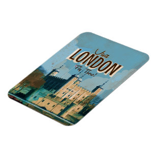 Íman Visita Vintage Londres - Voar Para Lá