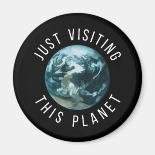 Íman Visitando Este Planeta Preto