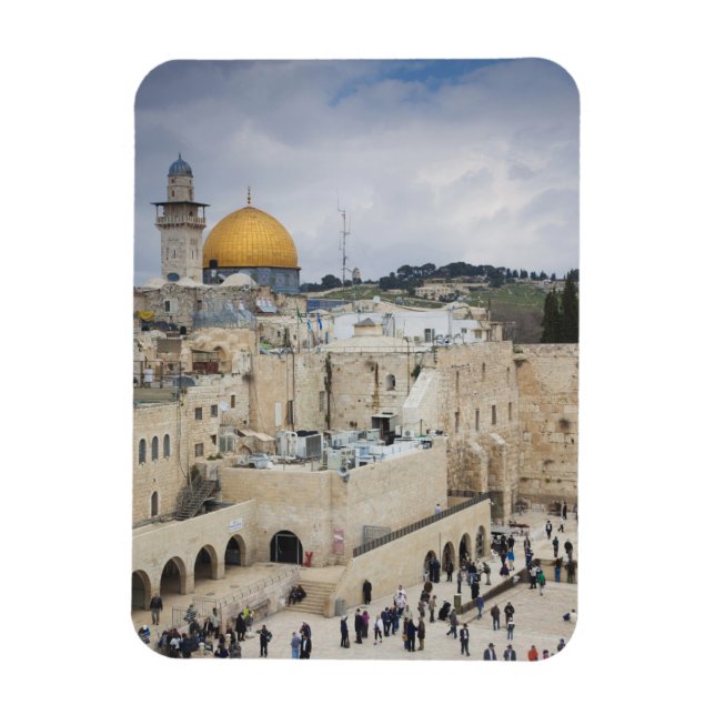 Íman Visitantes, Western Wall Plaza & Dome do Rock (Vertical)