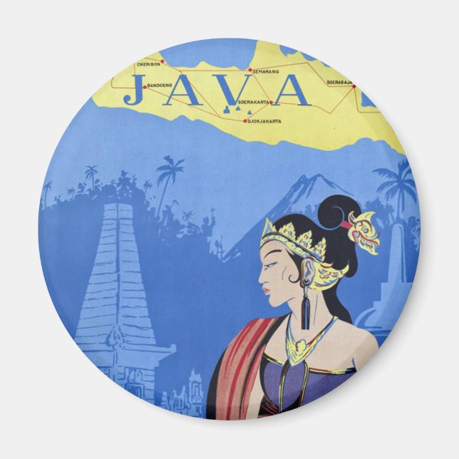 Íman Visitar Java (Frente)