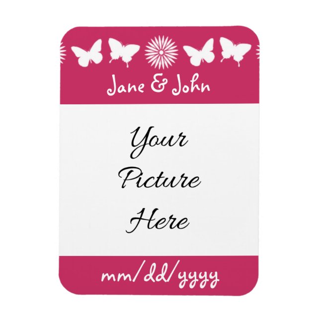 Íman Visitas e Borboletas no amora (Vertical)