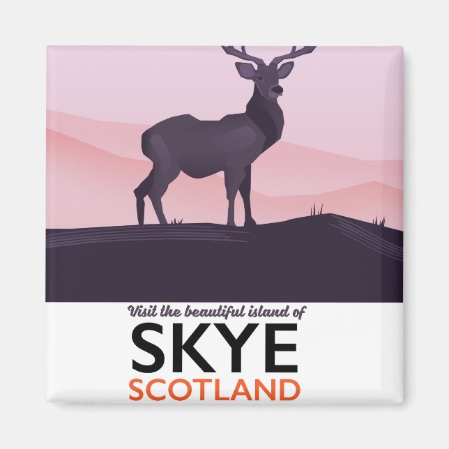Íman Visite a Bela Ilha de Skye (Frente)