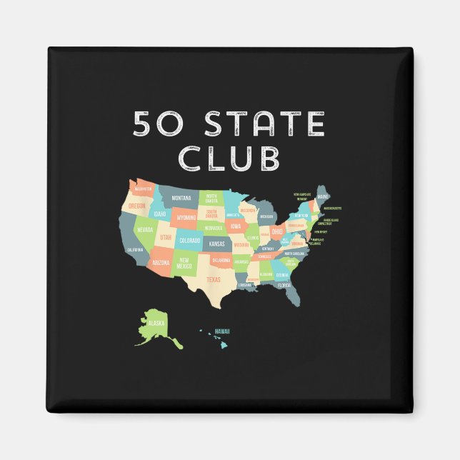 Íman Visite a Camisa dos 50 Estados (Frente)