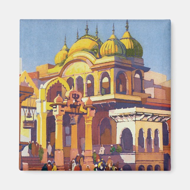 Íman Visite a Índia Muttra (Frente)