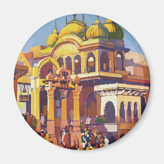 Íman Visite a Índia Muttra (Frente)