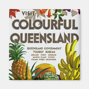 Íman Visite a Terra de Queensland Colorida
