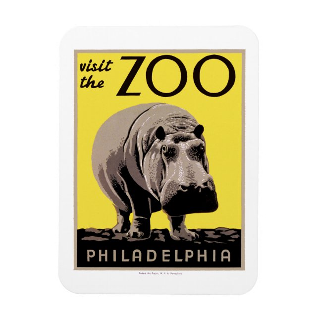 Íman Visite O Zoológico (Vertical)