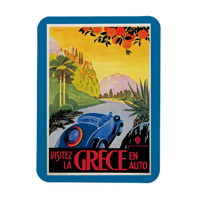 Íman Visitez La Grece en Auto (Vertical)