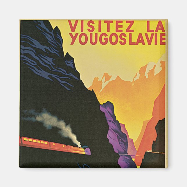 Íman Visitez La Yougoslavie (Frente)