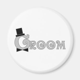 Íman Vista acima o noivo