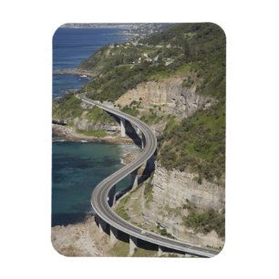Íman Vista aérea da Sea Cliff Bridge perto de Wollongon