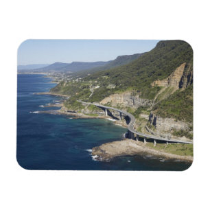 Íman Vista aérea da Sea Cliff Bridge perto de Wollongon
