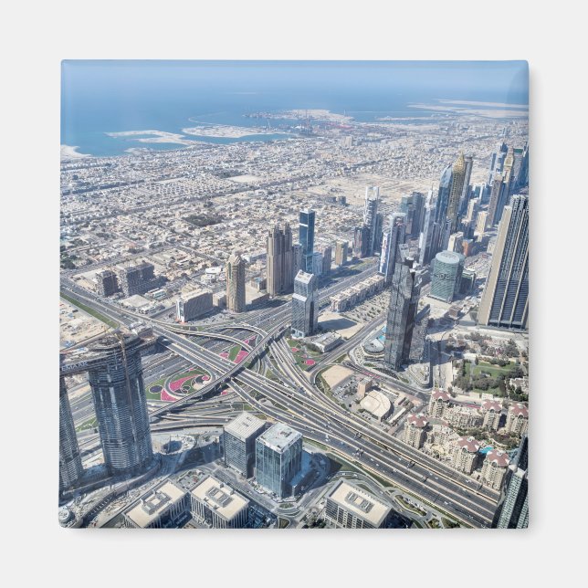 Íman Vista aérea de Dubai (Frente)