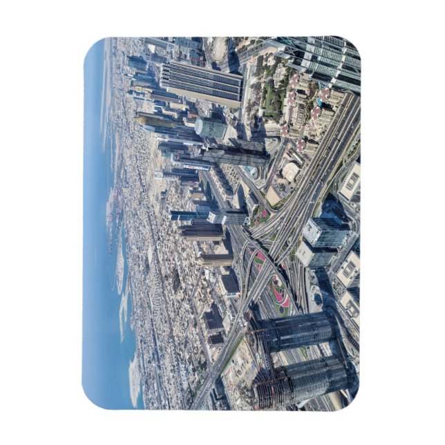Íman Vista aérea de Dubai (Vertical)