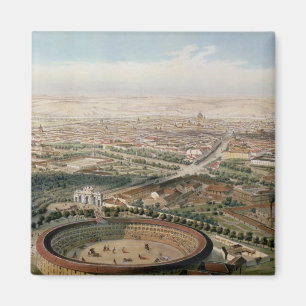 Íman Vista aérea de Madrid da plaza de Toros