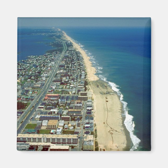 Íman Vista aérea de Ocean City em Maryland (Frente)