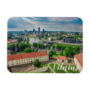 Íman Vista aérea de Vilnius, Lituânia
