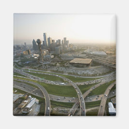 Íman Vista aérea do centro Dallas, Texas