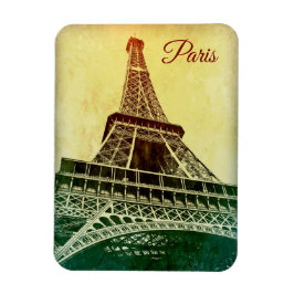 Íman Vista antiga da Torre Eiffel em Paris