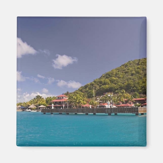 Íman Vista cênica do Bitter End Yacht Club Virgin (Frente)