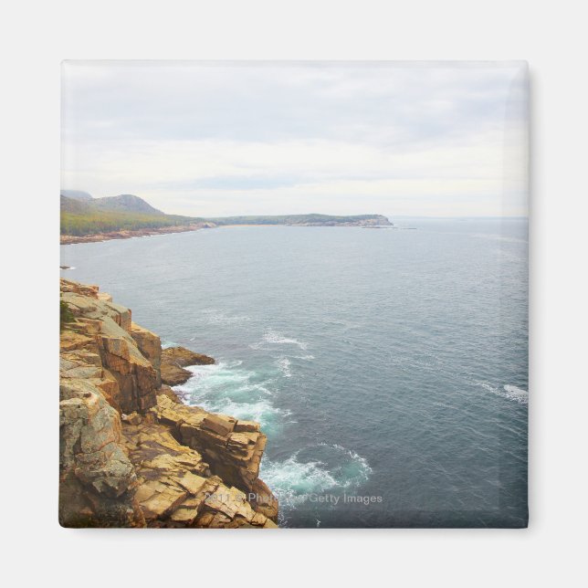 Íman Vista Costeira do Parque Nacional Acadia (Frente)
