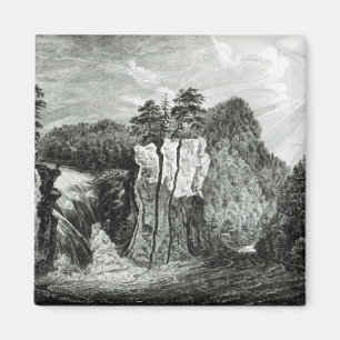 Íman Vista da cachoeira do rio de Passaic, New-jersey