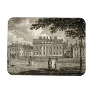 Íman Vista da casa de Buckingham, gravada por W.