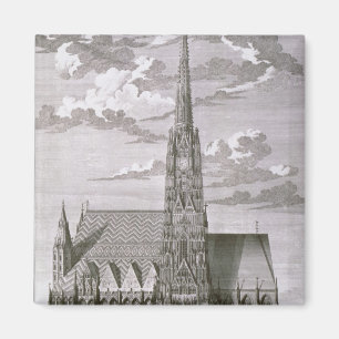 Íman Vista da catedral do St. Stephan