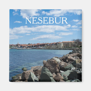 Íman Vista da cidade de Nesebur, Bulgária