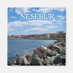 Íman Vista da cidade de Nesebur, Bulgária