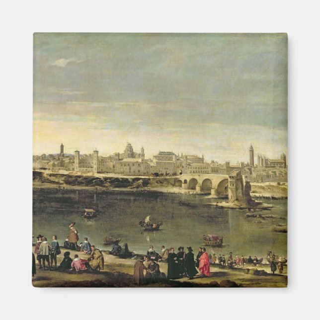 Íman Vista da Cidade de Saragoça (Frente)