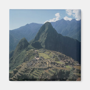 Íman Vista da citadela em Machu Picchu