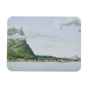 Íman Vista da ilha de Bora Bora, 'do automóvel da