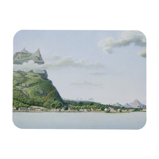 Íman Vista da Ilha de Bora Bora, do Voyage Auto (Horizontal)