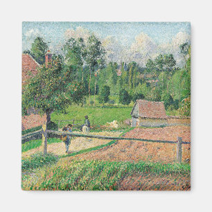 Íman Vista da janela do artista Camille Pissarro