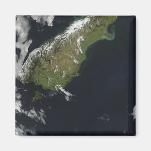 Íman Vista da maioria da ilha sul de Nova Zelândia