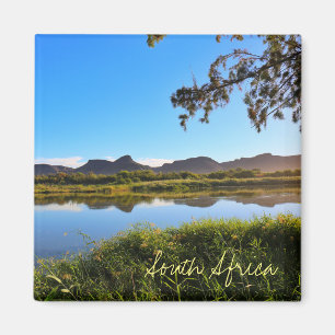 Íman Vista da paisagem do rio Orange na África do Sul Z