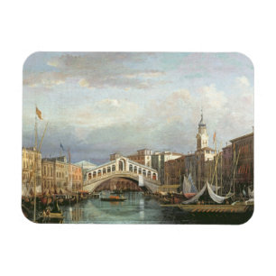 Íman Vista da Ponte Rialto em Veneza