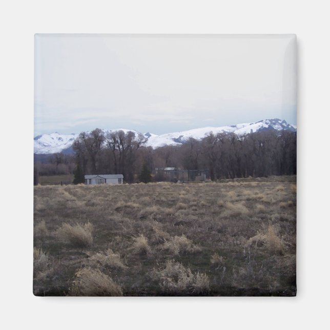 Íman Vista Das Montanhas Ruby (Frente)