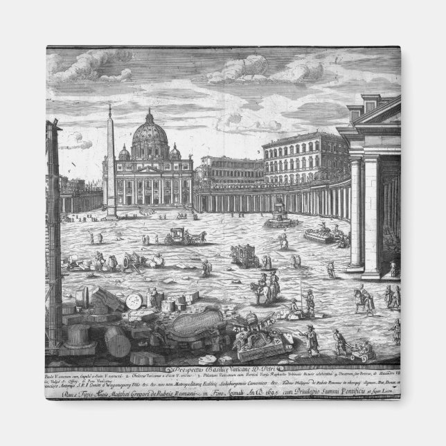 Íman Vista das Ruas, Peter, Roma (Frente)