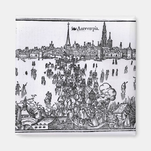 Íman Vista de Antuérpia (Frente)